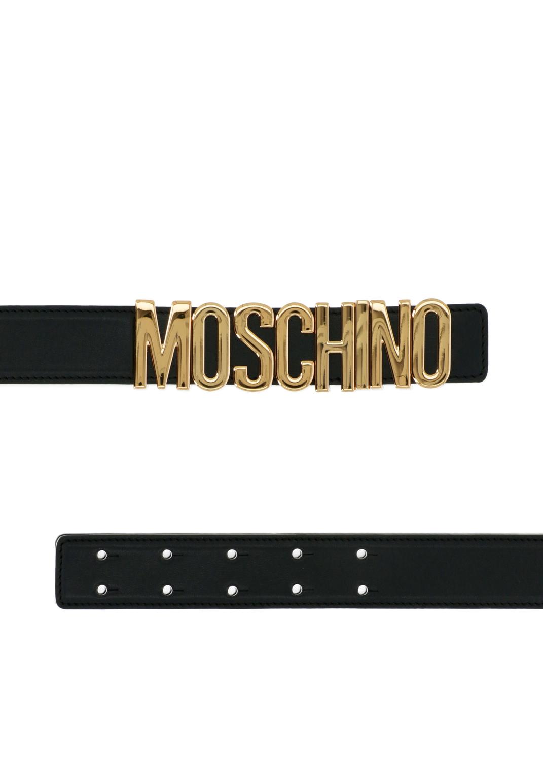 Moschino cinturón con logo MSC-A8035