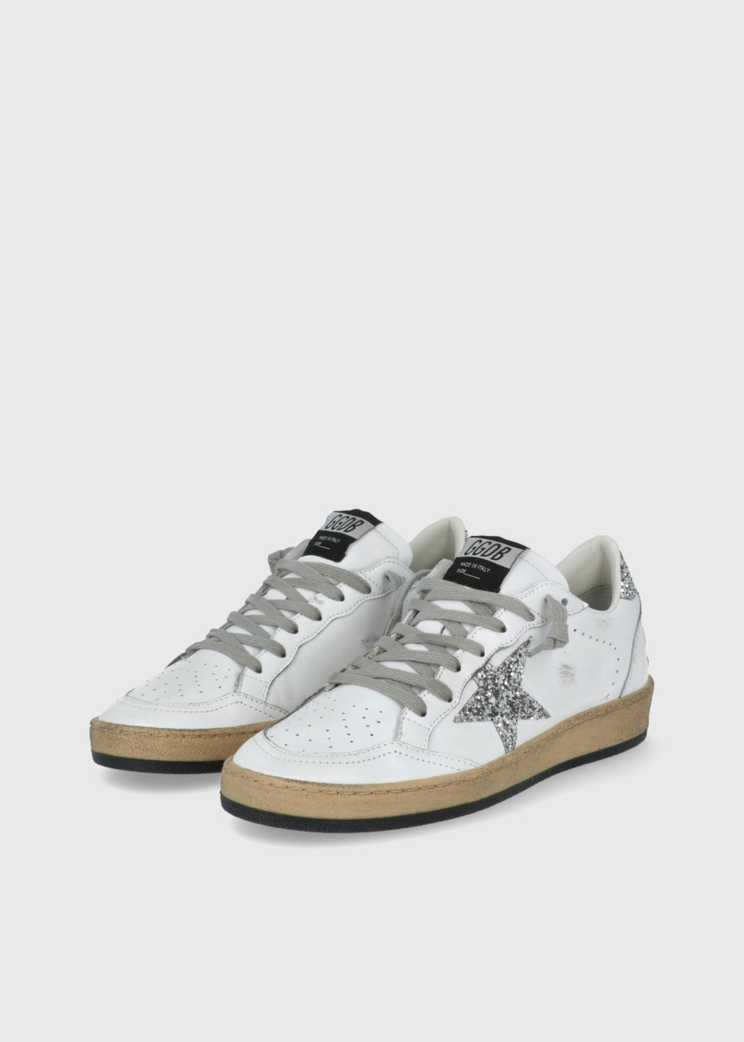 Golden Goose tenis Ball Star para mujer GLG ZDBALLST 24.0 Blanco