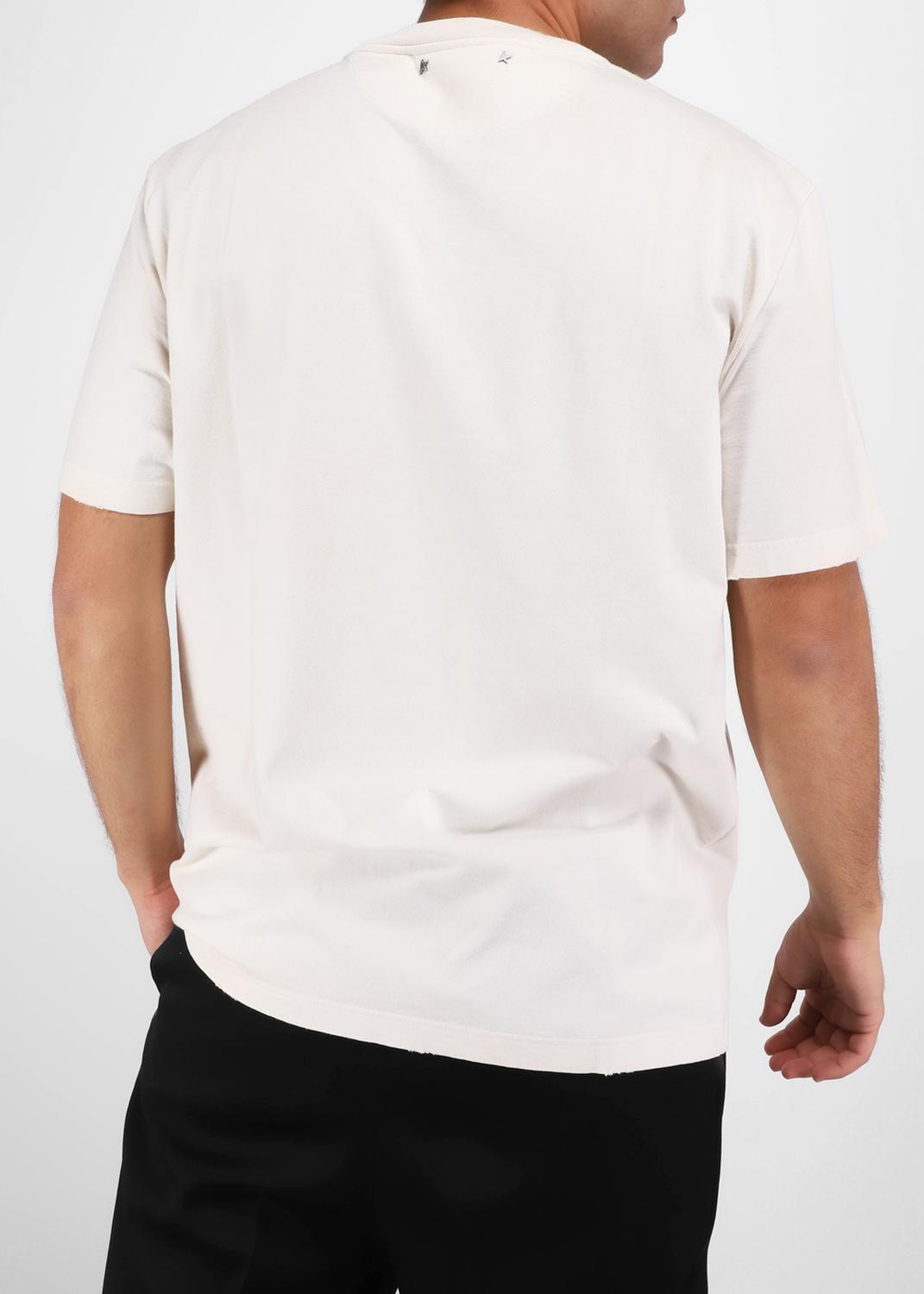 Golden Goose T-Shirt para hombre con estampado GLG-GMP01220
