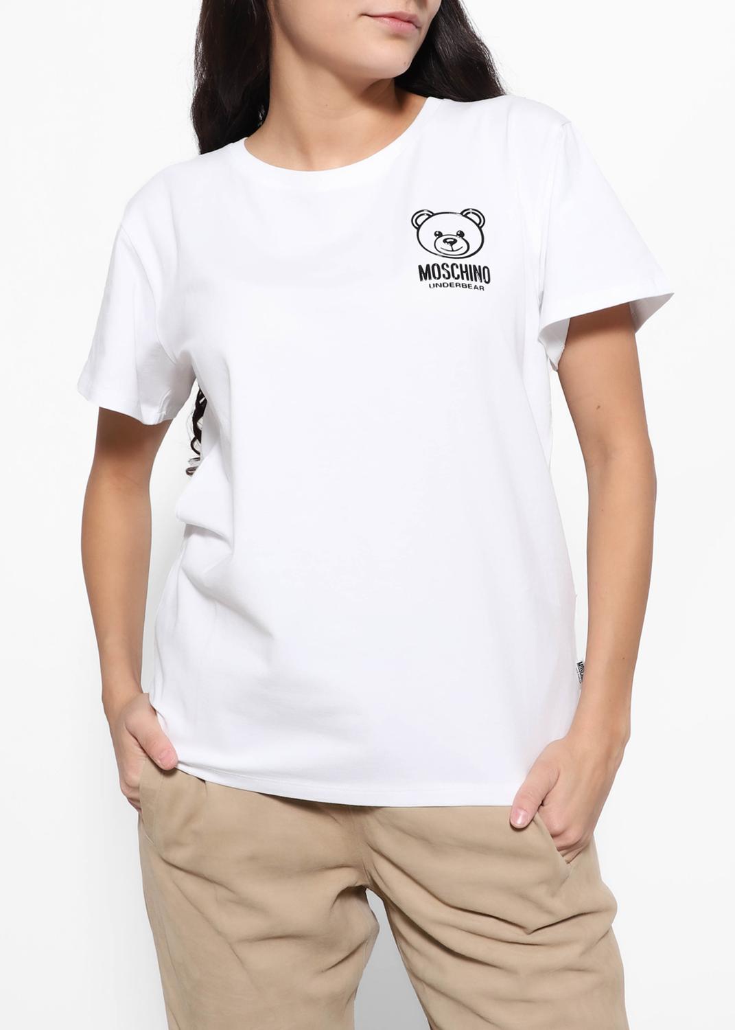 Moschino T-Shirt con estampado en contraste MSC-A0703