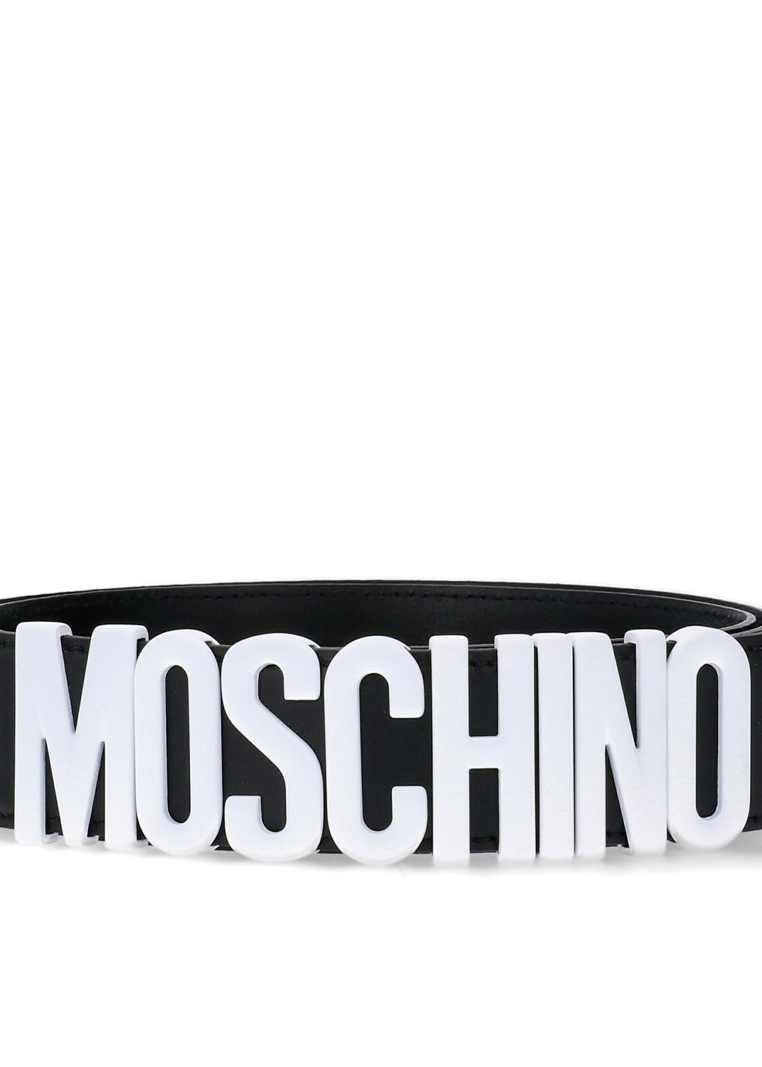 Moschino cinturón Lettering hombre MSC-A8014