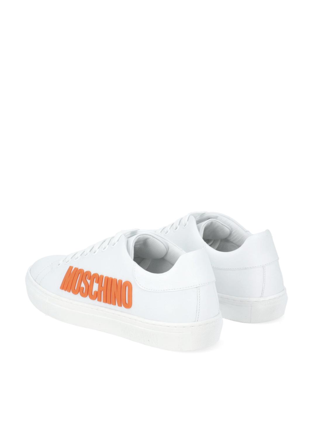 Moschino tenis sneakers bajos con logo MSC-MB15862