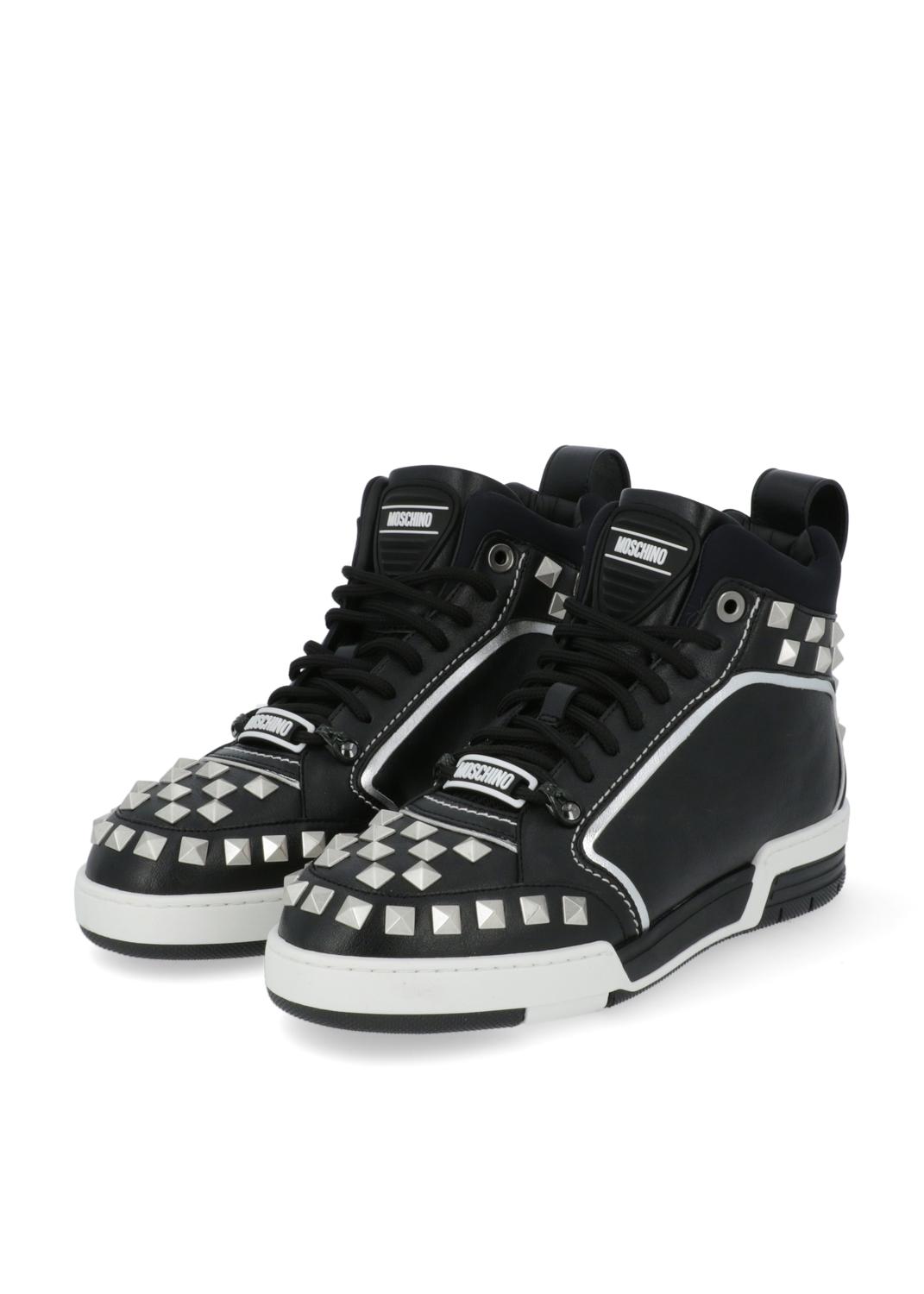 Moschino tenis altos Streetball MSC-MB15944 - LOUDER Lifestyle