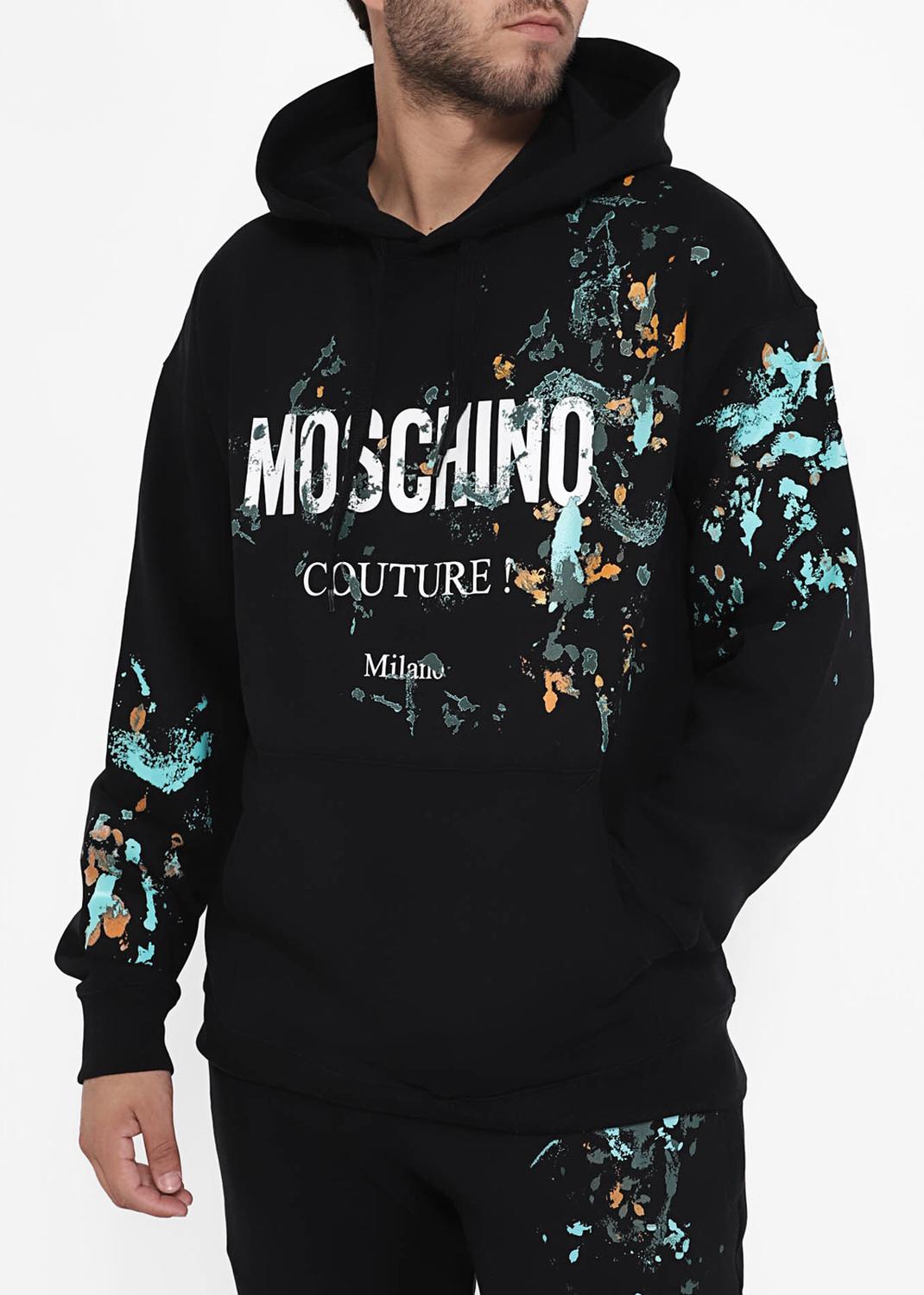 Moschino hoodie Galaxy Double Question MSC-A1717