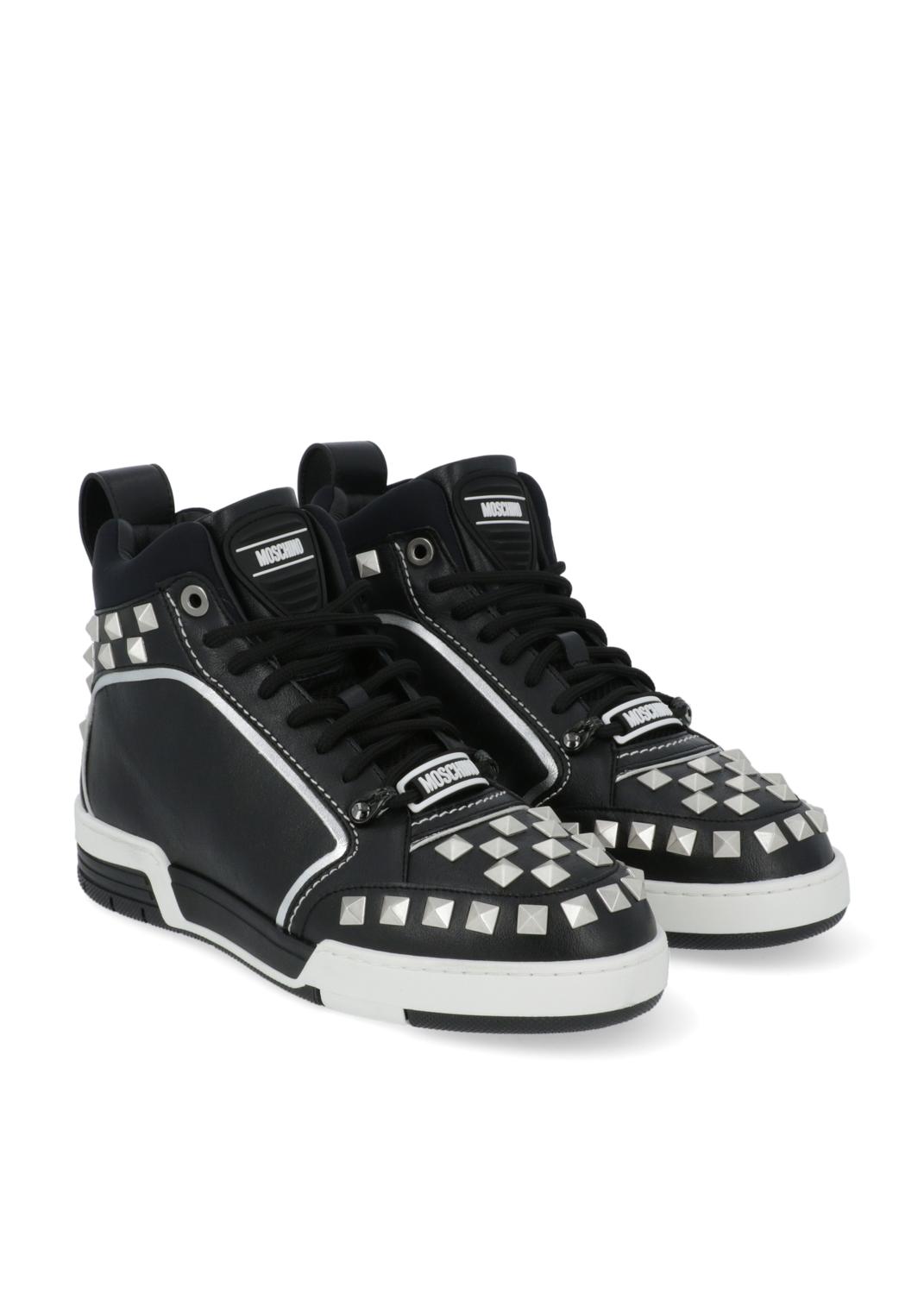 Moschino tenis altos Streetball MSC-MB15944 - LOUDER Lifestyle