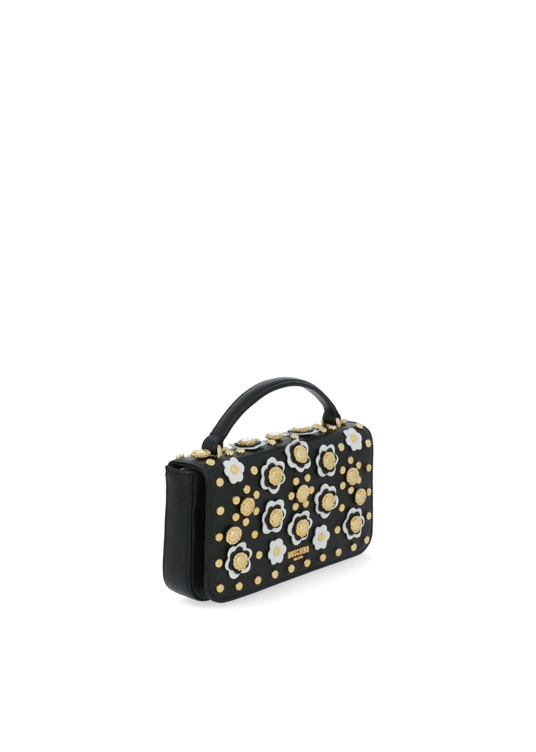 Moschino bolso mini con aplique floral MSC-A7568 - LOUDER Lifestyle