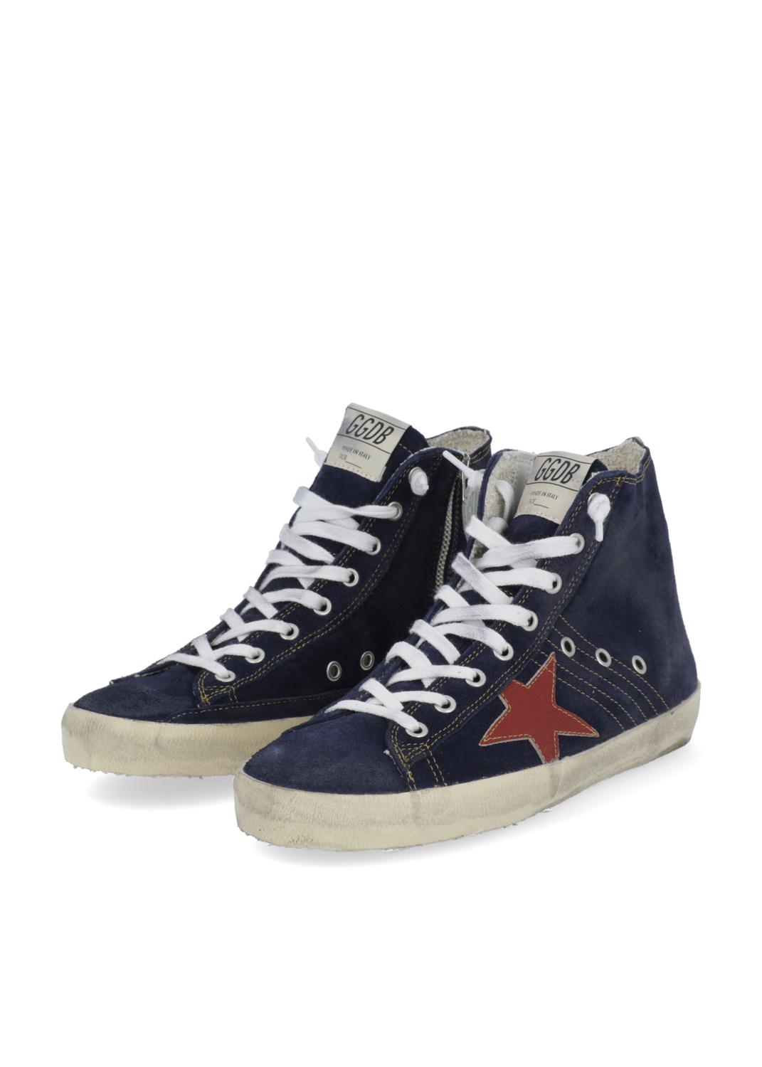 Golden Goose tenis altos Francy para hombre GLG-ZCFRANCY - LOUDER Lifestyle