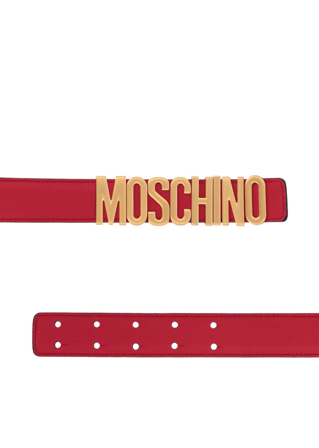 Moschino cinturón con logo Lettering mujer MSC-A8009